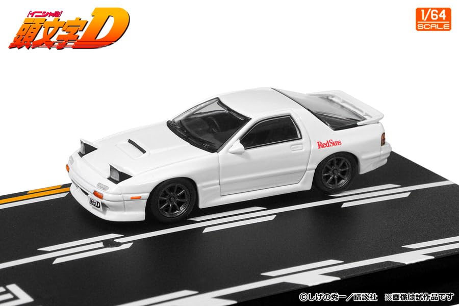 MODELER'S 1/64 Initial D Set Vol.17 Kyoichi Sudo Lancer Evolution III & Ryosuke Takahashi RX-7 (FC3S) Completed Product