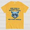 Are You A Smart Fella Or Fart Smella Cotton Summer Casual Cool Loose T-Shirt