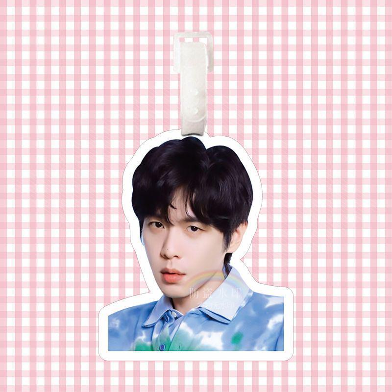 Zhang Ruoyun Cute Luggage Tag & Backpack Pendant - Anti-Lost Travel Case & Keychain Ornament with Support Lanyard Gift.