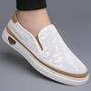 Spring Doudou shoes men's one-pedal lazy soft sole breathable hollow casual fashion men's shoes