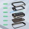 Metal Leather Car Key Fob Case Cover Keychain For Vw Tiguan Jetta Polo Seat Ateca Leon Skoda Kodiaq Superb Octavia Karoq
