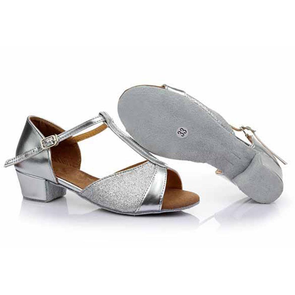 Nízký podpatek 3,5 cm pro dívky, děti, tango, latinskoamerické taneční boty, cvičné taneční boty