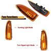 GTINTHEBOX for 2003 2004 2005 2006 2007 Ford F250 F350 F450 F550 F650 Super Duty and 2000-2005 Ford Excursion Amber Lens Amber LED Side Mirror Marker