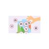 Kumon Publishing Train Matching Game Hiragana Educational Toy for Ages 1.5 and Up