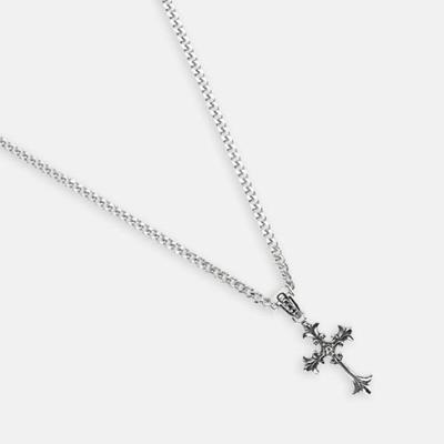 Surgical Steel Necklace, Women's and Men's Couple Cross, 721ZIDA