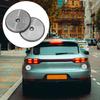 2 Pcs Round Reflector Bike Reflectors for Gate Car Mailboxes Plastic Screw On Night Riding
