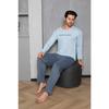 Men's Coton Cotton Long Sleeve Pajama Set Seasonal Product