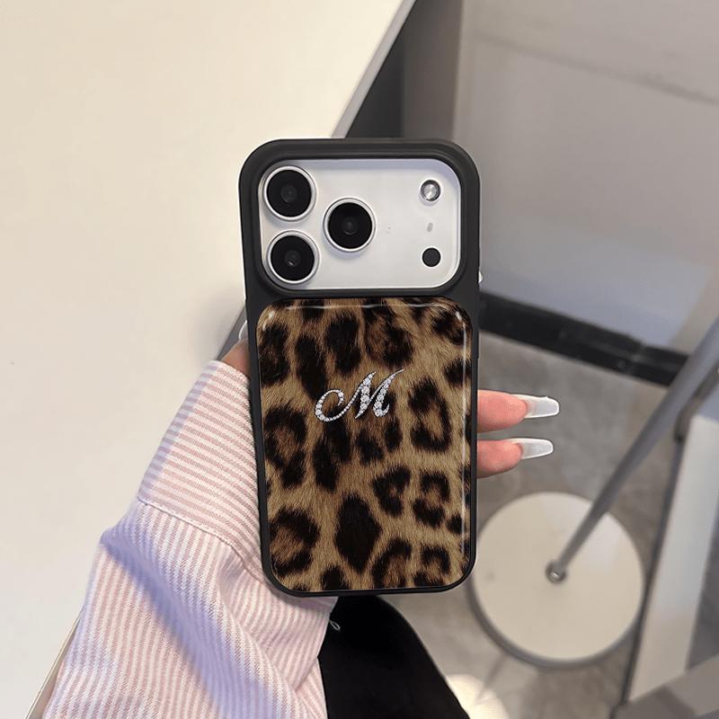 Leopard letter hydrogel phone case suitable for iPhone 17 16 15 14 13 12 11 Pro/Max/Plus anti drop and shockproof back cover