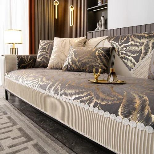 

Коврик для дивана Four Seasons Universal Light Luxury Modern High End Полотенце для спинки, противоскользящее кожаное покрывало для дивана на 3 места 70x70cm