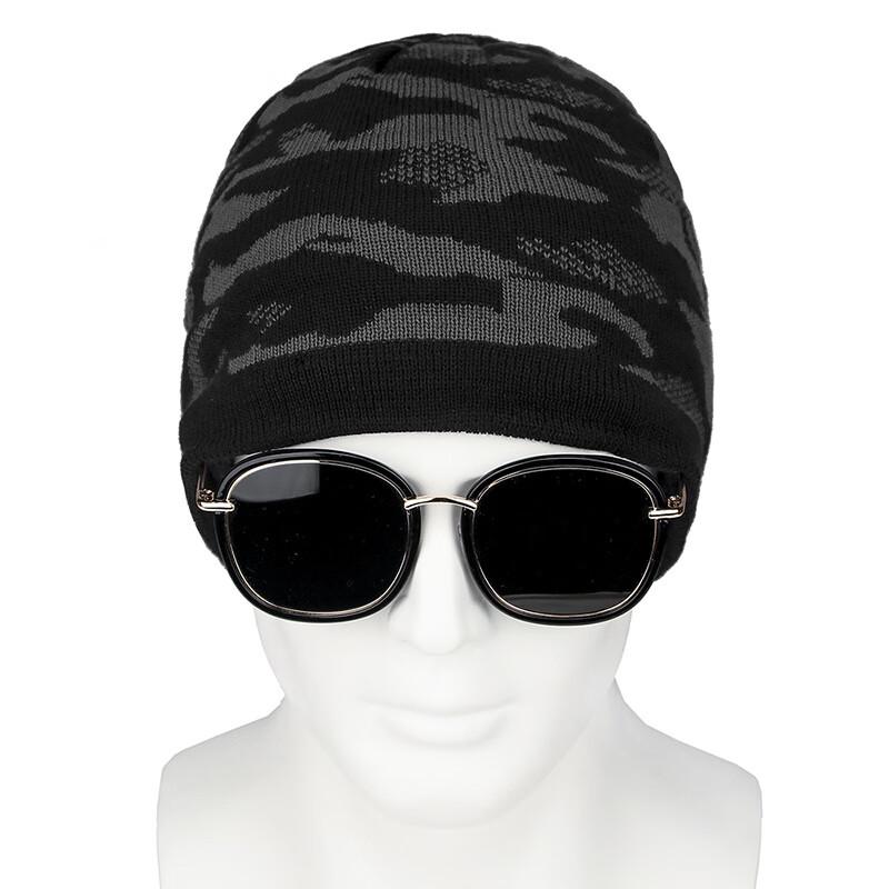 Men's Winter Warm Fleece-Lined Knitted Beanie