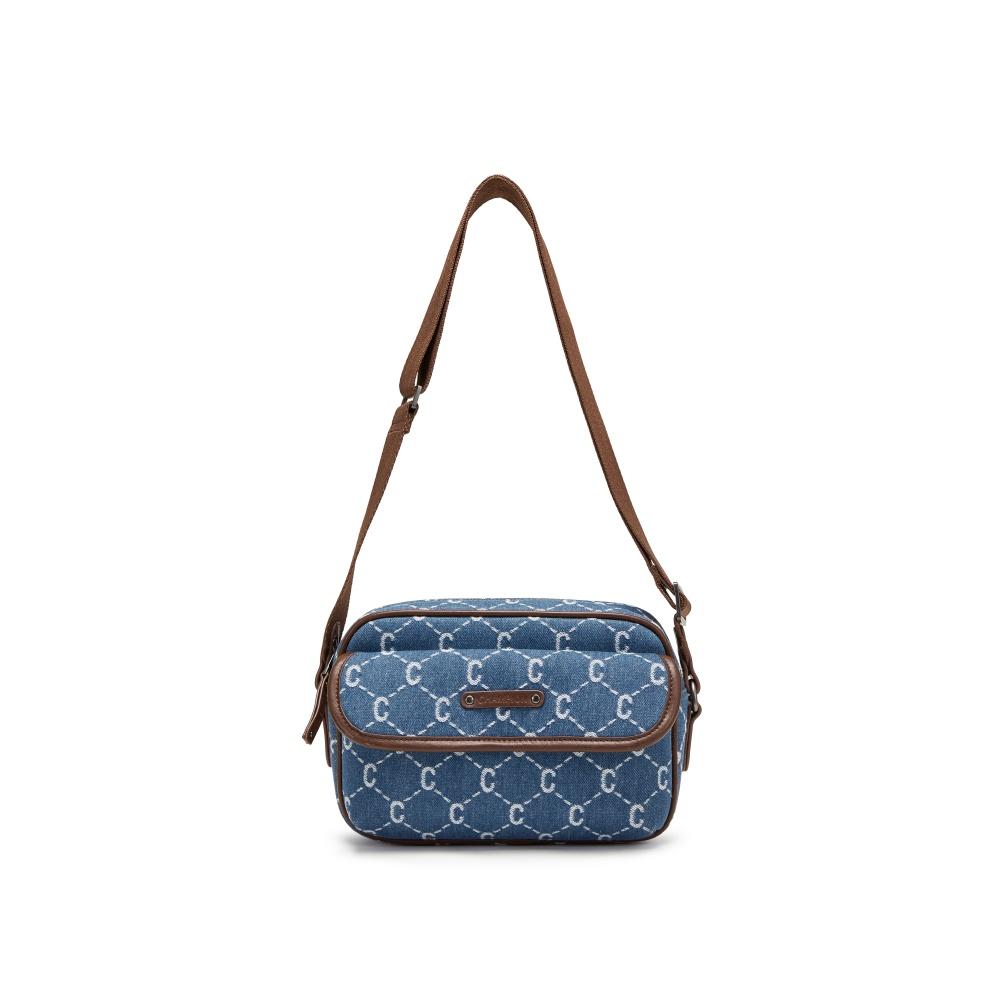 Champion Flap Camera Bag Campus Mono Flap Crossbody SS26 Fashionable Versatile Commuter Fabric Shoulder Bag Unisex crossbody bag U6AACPU17 Blue