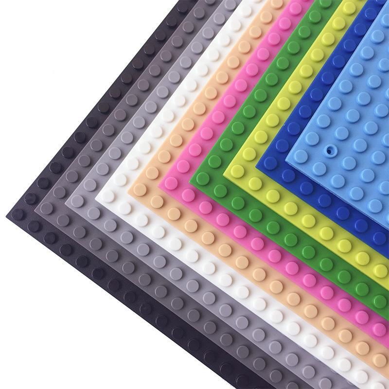 

1шт 32*32 Пластикові пластини з будівельних блоків для дитячої іграшки своїми руками помаранчевий