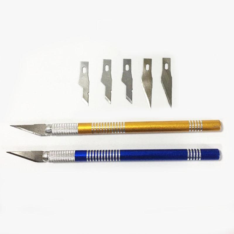Aluminum Alloy Utility & Engraving Knife for Film Application and Paper Cutting
