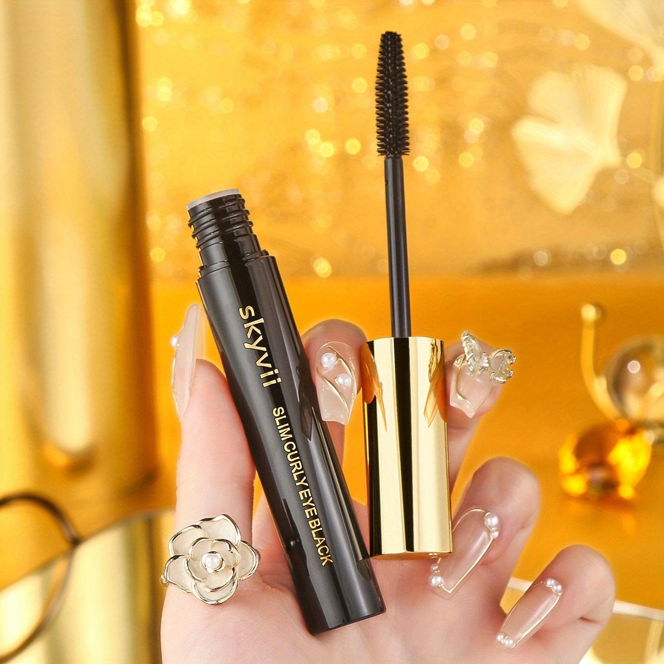 Тушь для удлинения ресниц, Ультрачерная, Тушь для объема и подкручивания, Визуально удлиняет ресницы, Стойкая формула, Водостойкая и не смазывающаяся