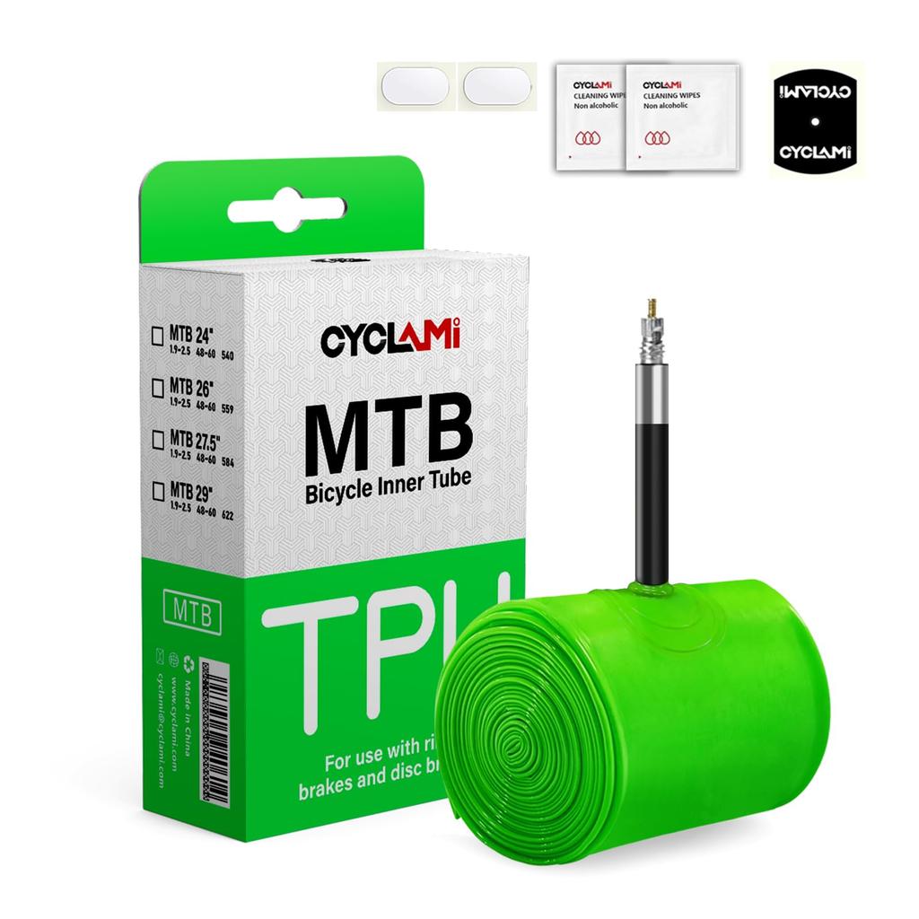 Set of 2 Ultralight TPU Mountain Bike Inner Tubes 29"