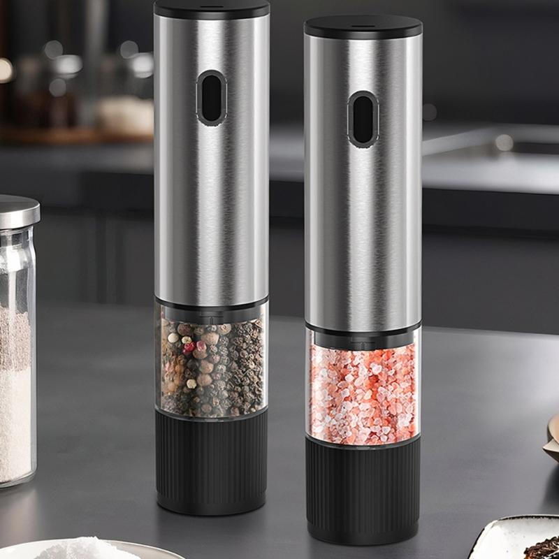 Automatic Spices Mill Electric Grinder Adjustable Coarseness For Salt Pepper And Herb Rechargeable Kitchen Grinding Tool
