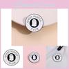 Creative White Round Ghost Badge Unique Halloween Geometric Letter Alloy Brooch For All