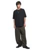 Nomaenyueol Wave Curved Cotton Pants - Charcoal