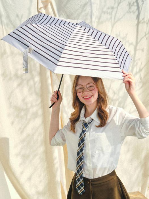 AGATHA Agatha Sunblock Slim 3-Stage Umbrella Set of 10 06_AG Summer Slim Manual 3-Stage Umbrella_Ivory