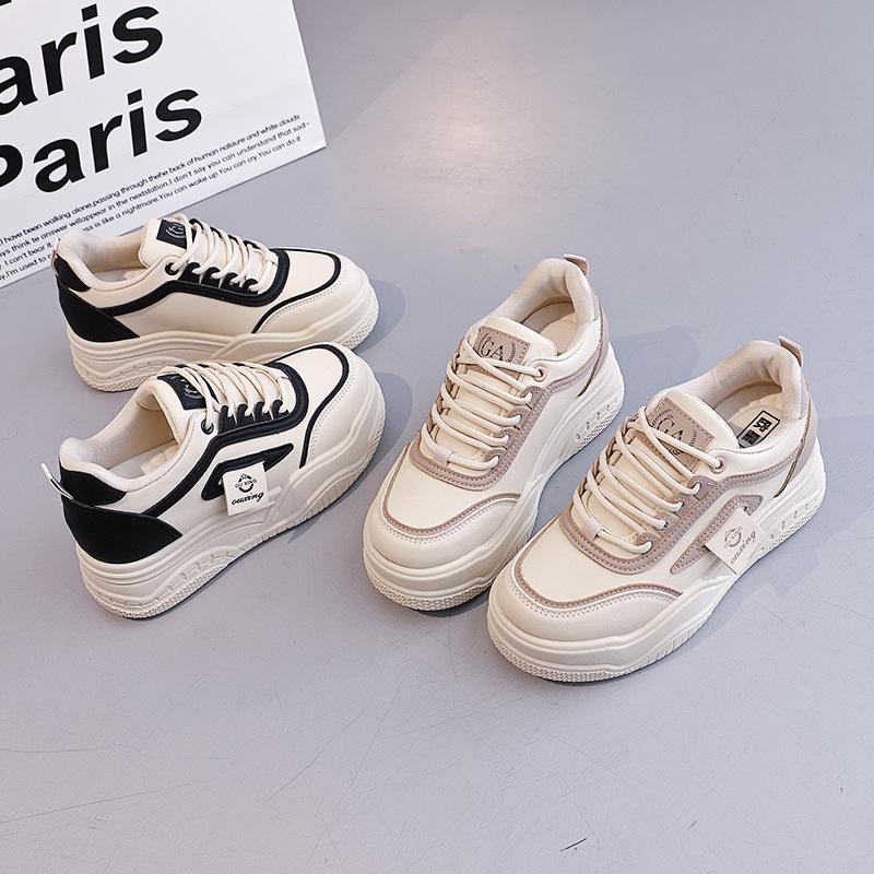 Spring new platform sports board shoes female ins student versatile casual shoes HXQ