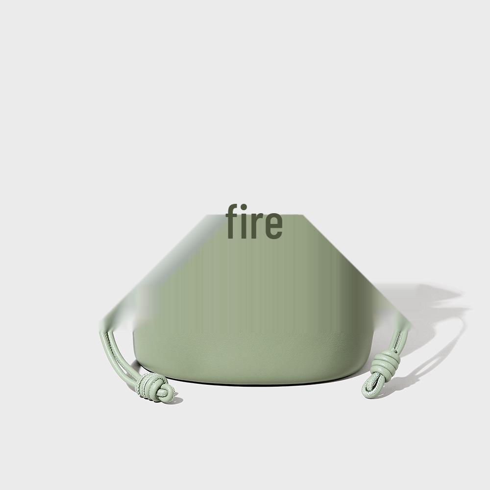 Lambskin Cloud Drawstring Bag: High-End Leather, Large Capacity, Crossbody & Underarm Style