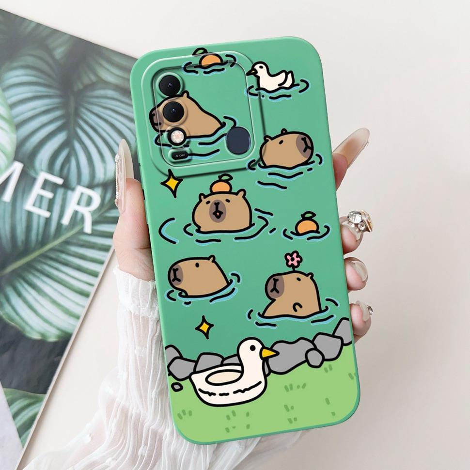 For Tecno Spark 8 Case Cute Rabbit Panda Back Cover KG6 KG6k Phone Cases For Tecno Spark 8 8T Soft Fundas Spark8 Spark8T Coque