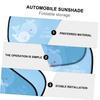 VORCOOL Car Sunshade Film Sunshade Cartoon Car Blinds Sunshade Curtains Sunshade Window Covers Car Cartoon Window Shields 2-Piece