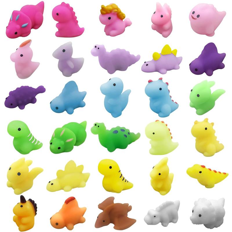 Dinosaur Kawaii Squishies Soft Squeeze Fidget Toys For Stress Relief Kids Party Favors Stocking Stuffers Classroom Prizes