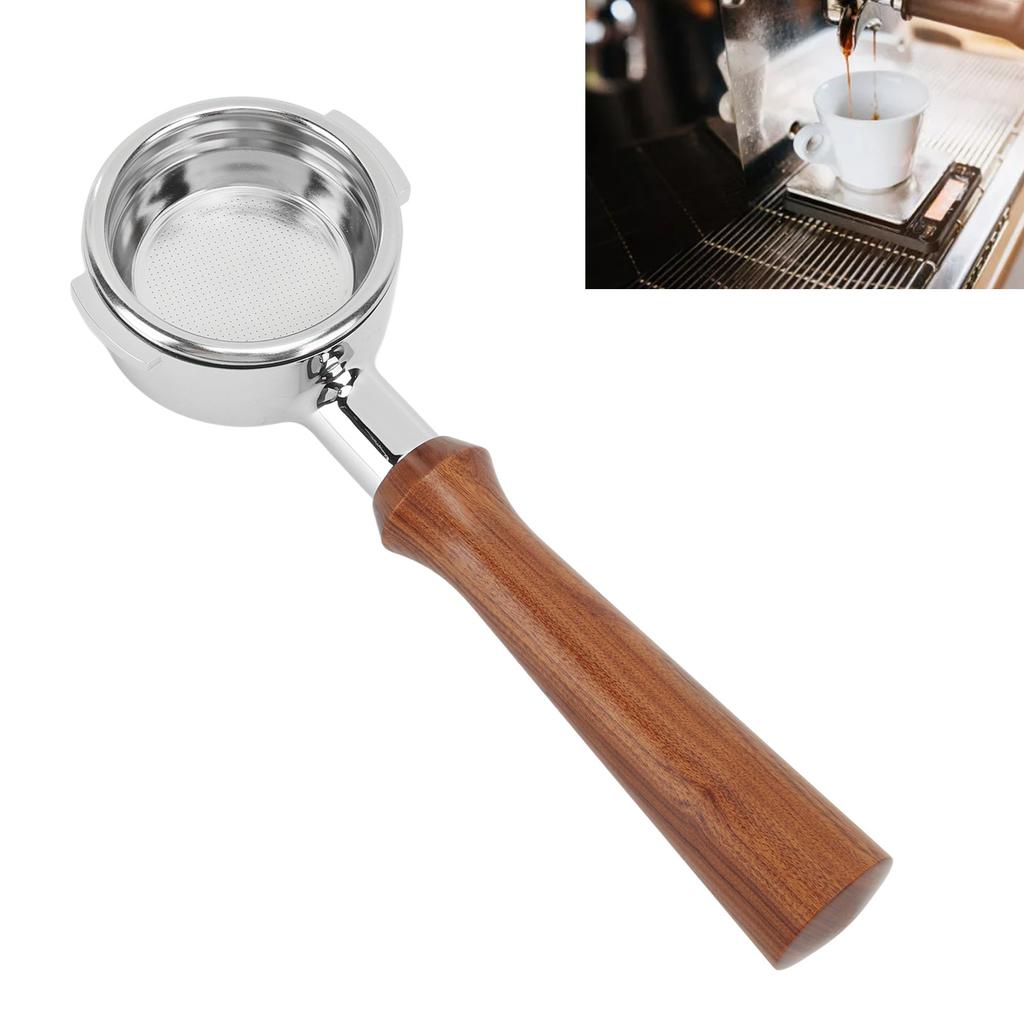 58mm Bottomless Coffee Portafilter Single Layer Aluminum Alloy Portafilter Coffee Machine Bottomless Filter For Expobar
