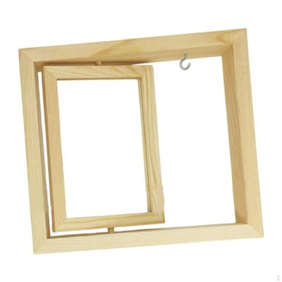 Drehbarer Bilderrahmen Tischaufsteller Dekoration DIY Fotoornament für Hochzeiten