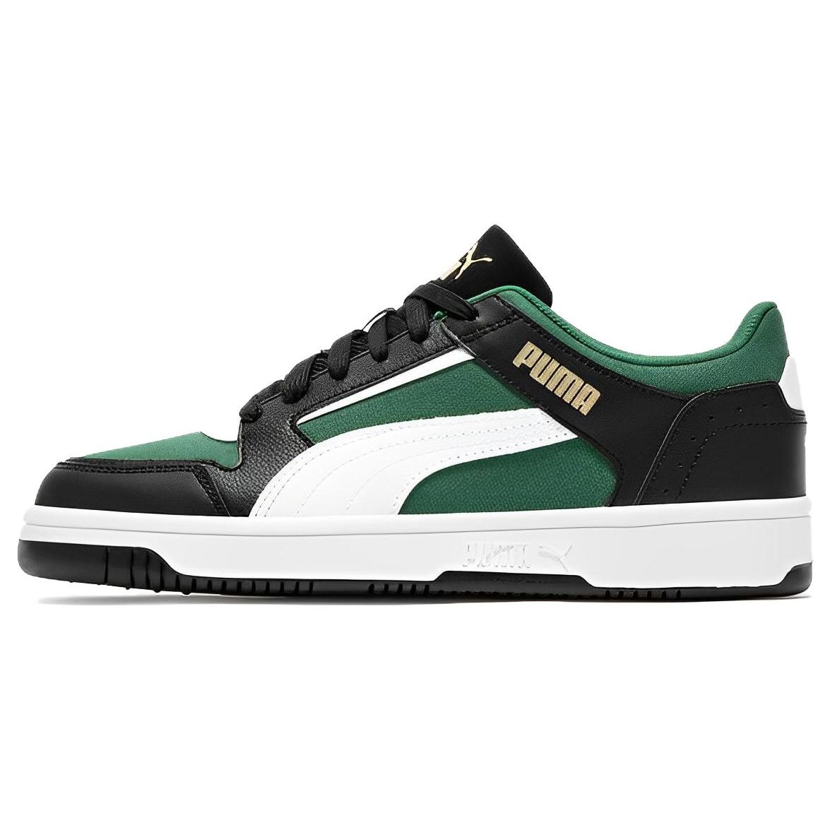 

Puma Rebound Joy Low Top Sneakers Unisex Sneakers Green White Black 391077-04 36