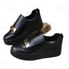 Fashion 2025 Autumn New Thick Soled Fashion Shallow Mouth Casual Single Shoes for Women's Comfortable  Versatile Slip on Chunky Sneakers