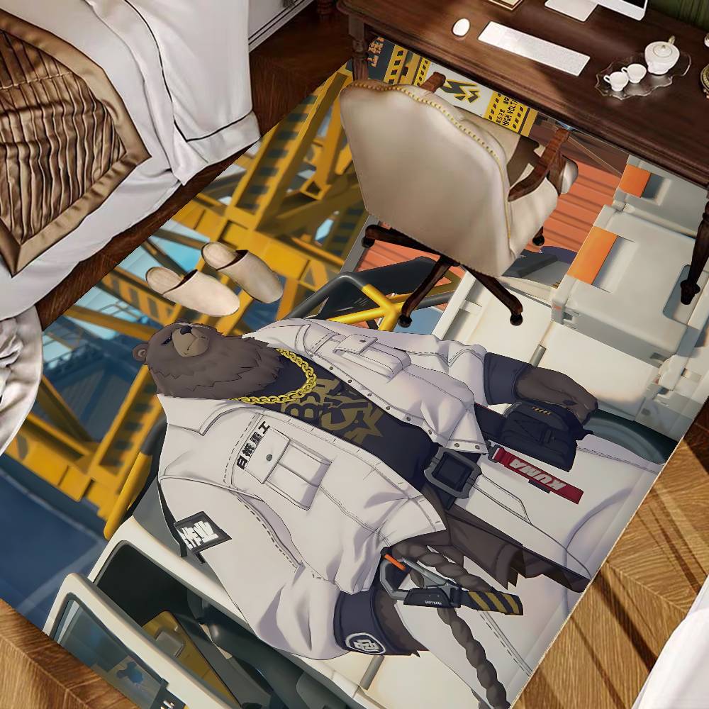 Zenless Zone Zero ZZZ Ben Bigger Hallway Carpet Non-Slip Laundry Room Mat Laundry Decor Balcony Child Living Room Bedside