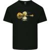 Guitar Reflection Guitarist Bass Acoustic Unisexs Light Cotton TShirt