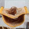 1PC Hamster Hammock House Mouse Rat Hanging Swing Warm Sleeping Bed Small Pet Animal Double Layer Cage Tent Hut Nest Warm Mat