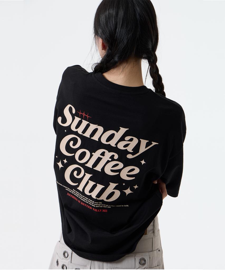 Nasttingijeubeleoldaenmi Coffee Club Tee_Black