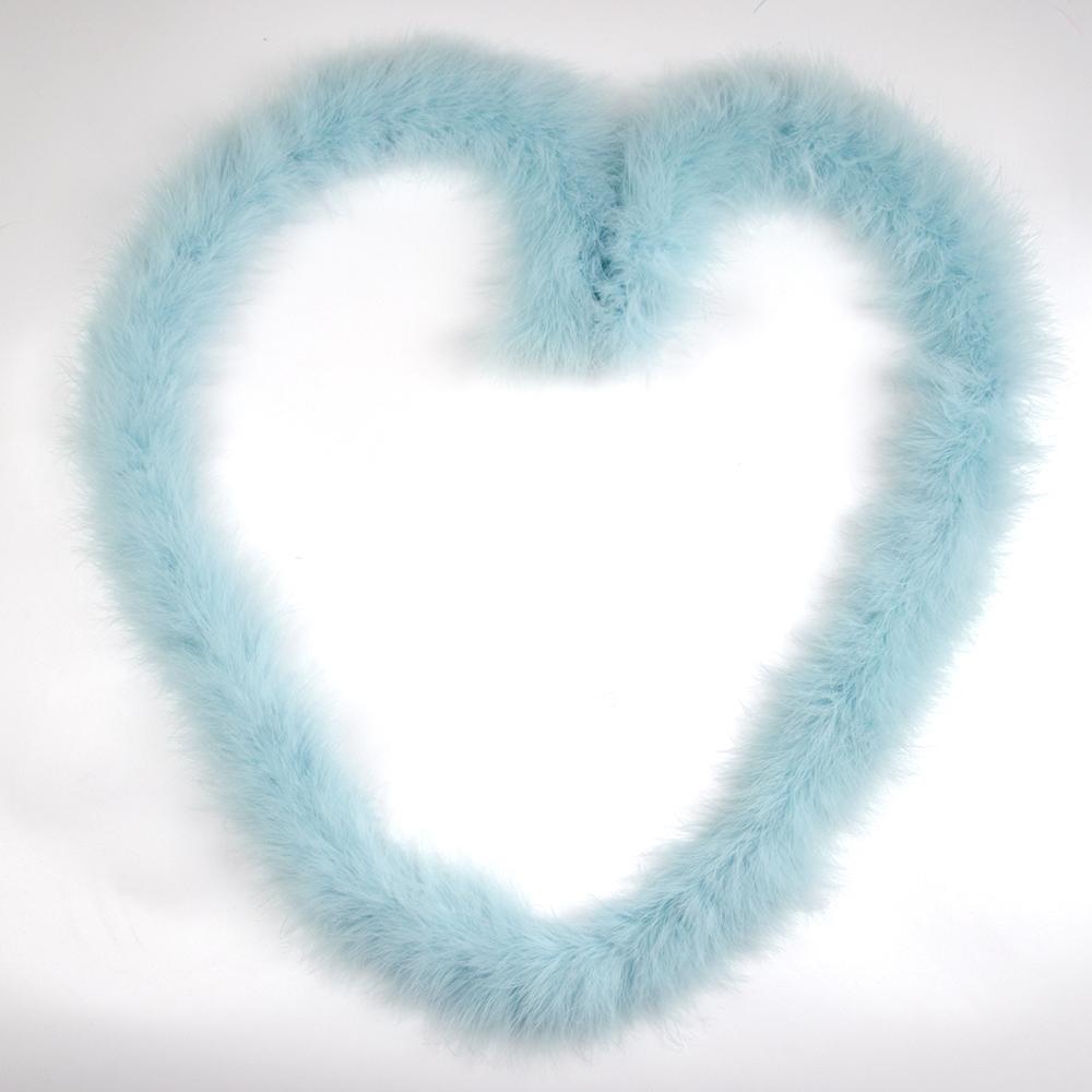 DIY 2Meters Colorful Fluffy Marabou Feather Boa Turkey Feathers for Wedding Party Dress Clothing Decoration Crafts Plumes Shawl 50G