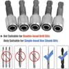 SDS-Plus Socket Driver Drill Holder Quick Change Hex Extension Rod Adaptors Converter Hammer Screwdriver Bit Impact Driver Tool