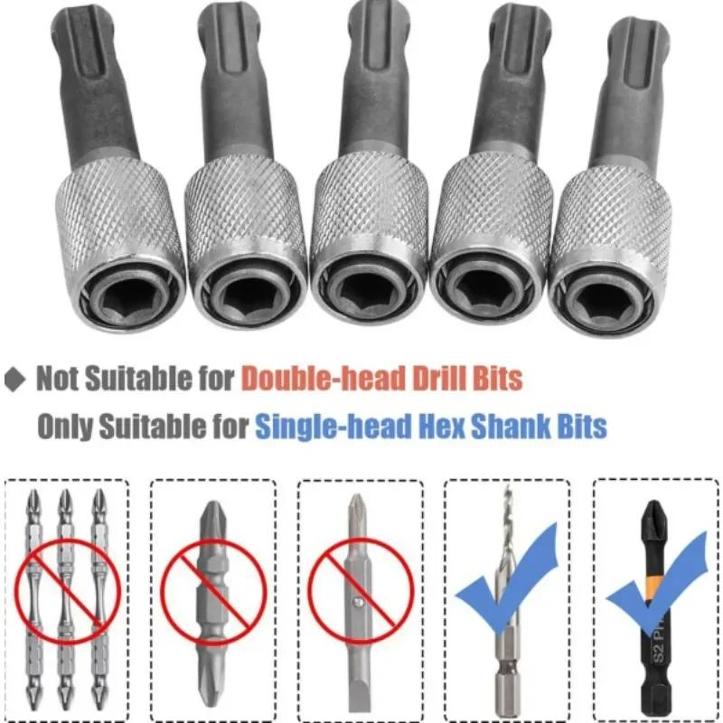 SDS-Plus Socket Driver Drill Holder Quick Change Hex Extension Rod Adaptors Converter Hammer Screwdriver Bit Impact Driver Tool