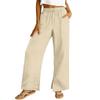 Women'S Sports Fitness Pants Casual Loose Elastic Jogging Pants Straight Wide Leg Pants Casual Pants Yoga Pants