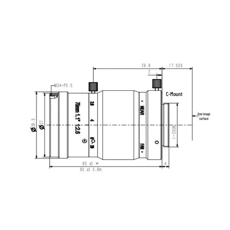 

Canrui XF-F75110A Lens