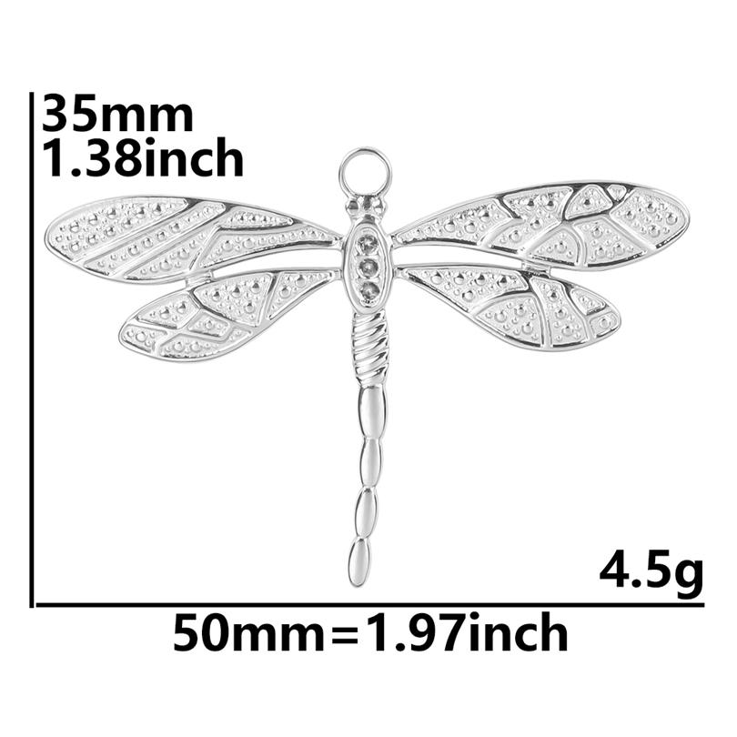 

6pcs/Lot Animal Flying Dragonfly Pendant Jewelry Making Bulk Charms Accessories For Women/Men Pendant DIY Necklace Earring Charm