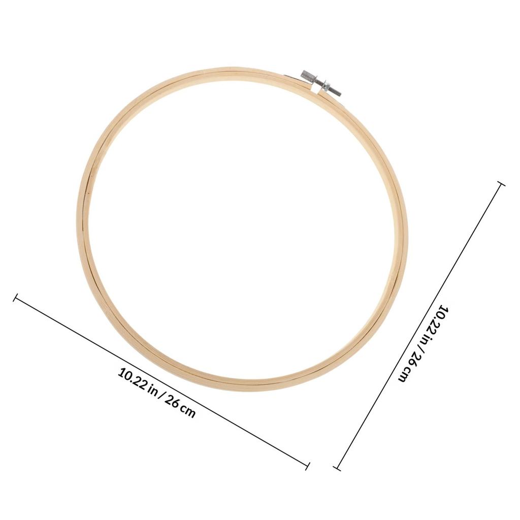 1Pcs Bamboo Embroidery Circle 26Cm Hoop Frame DIY Cross Stitch Quilting Needlework DIY Craft Home Decoration Accessories