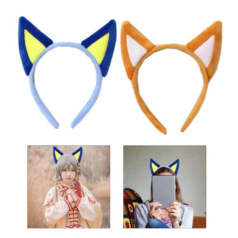 Masquerade Elastic Dog Ear Headband Woman Girls Makeup Washing Face Headband