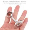 1Pcs Stainless Steel Pipe Bracket 19/22/25mm Wardrobe Hanger  for Clothes Pole Curtain Rod