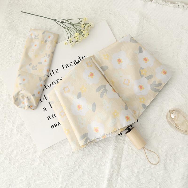 Kadeno Floral Five-Fold Manual Folding Umbrella