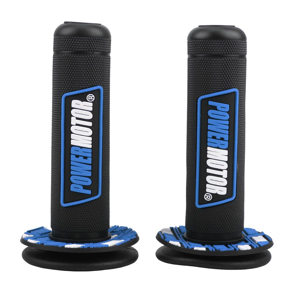 PowerMotor Motorcycle Grips Gel Anti-slip Wear-resistant Shock-absorbing Handle Rubber ATV Scooters Motocross Handle Accessories