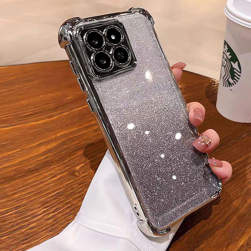 Honor400Smart Hülle Luxuriöse Glänzende Hülle Für Honor 400 Smart Lite 400pro Transparent Weich Silikon Stoßfest Handyhüllen 400smart Geschenk