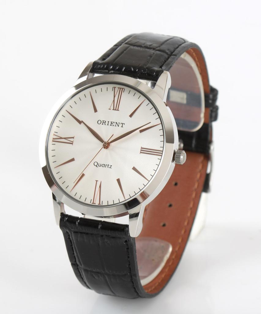 Olienteu Korean-Made Men'S And Women'S Classic Leather Band Wristwatch Ot5707Me