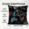 Game Gamepad Colorful Graffiti Cushion Cover Pattern Printed Pillowcase for Living Room Sofa Cushion Cover & Bedroom Decor